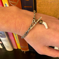Weird & Wonderful Wee White Porcelain Doll Arm Pendant
