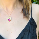 Striking Winged Rubellite Tourmaline Pendant