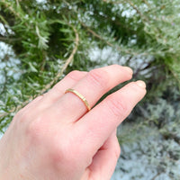 Beveled & Engraved Art Deco Style Wedding Band