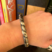 Victorian Repoussé Bracelet with Personal Inscription