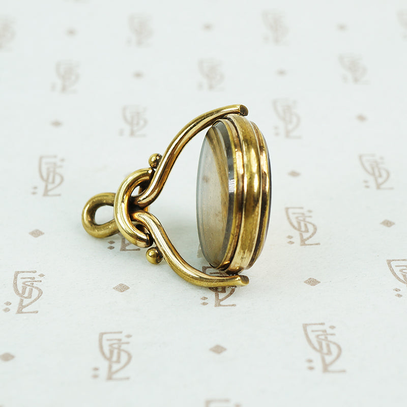 The Victorian Six Pence Spinner Fob