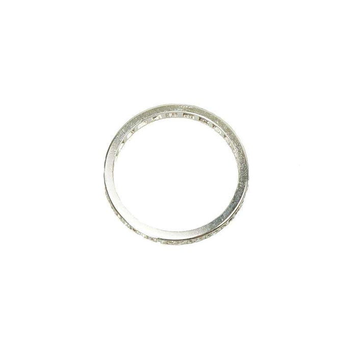 Vintage 1930s Platinum and Diamond Eternity Band
