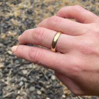 Classic 1960's Gold Wedding Band
