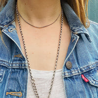 Married Mixed Metal Curb Chain Necklace