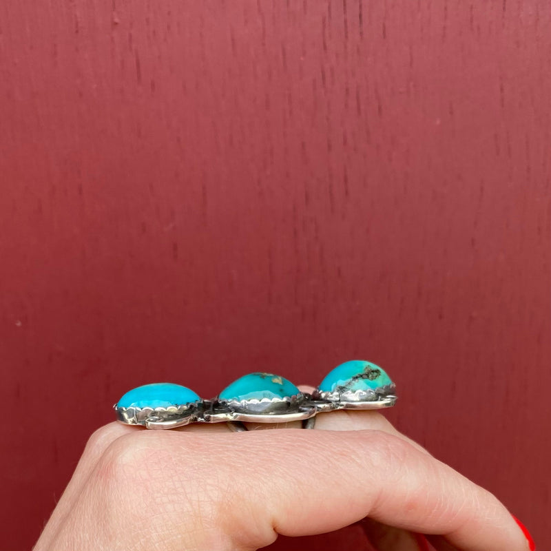Sublime Royston Turquoise Hopi Ring by Bear