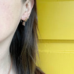 Cubic Hoop Earrings from Favor
