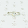 opal recycled white gold ring