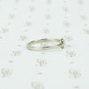 opal recycled white gold ring side