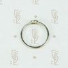 opal recycled white gold ring side