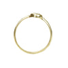Mine Cut Diamond Bezel Set Solitaire