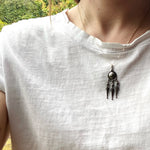 "Azriel David" Sterling Silver Dangle Pendant