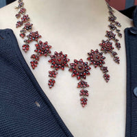 The Garland of Garnets Bohemian Necklace