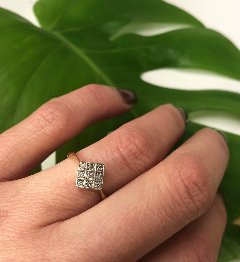 Hit Point Ring On Point Vintage Diamond Ring – GSL