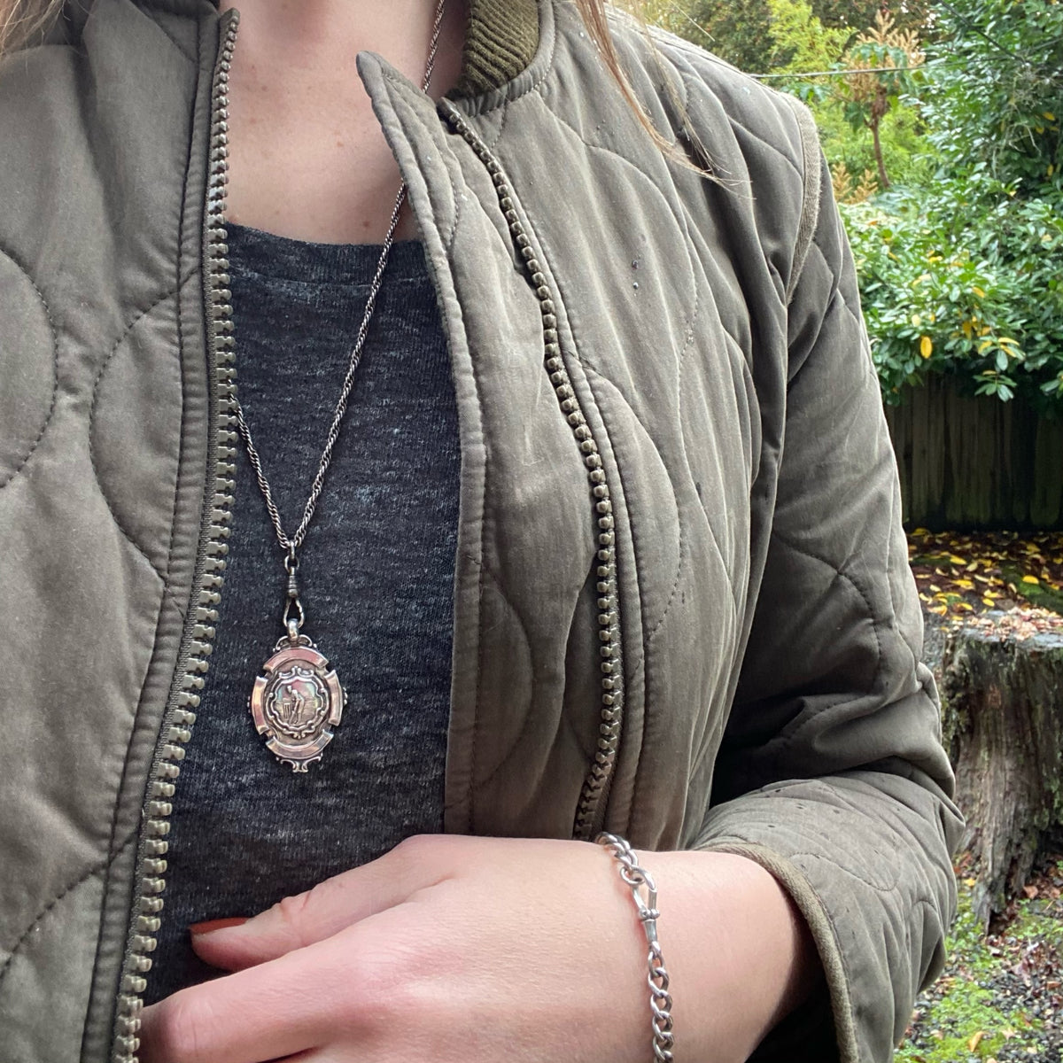 Glittering Sterling Silver Rope Chain with Hook