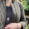 Glittering Sterling Silver Rope Chain with Hook