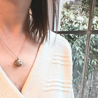 Engraved Victorian Pendant with Diamond Accent