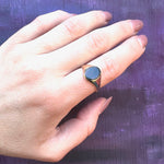 Classic Edwardian Signet Ring with Bloodstone