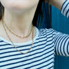 Vintage Extra Long Gold Anchor Chain