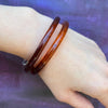 Fun Faux Tortoise Shell Plastic Bangles