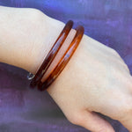 Fun Faux Tortoise Shell Plastic Bangles