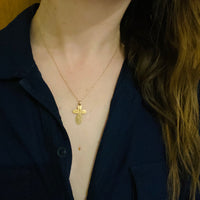 Antique Russian Cross in Rose Gold