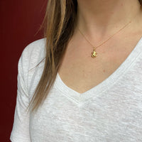 Frisky 3-D Gold Frog Pendant with Ruby Eyes