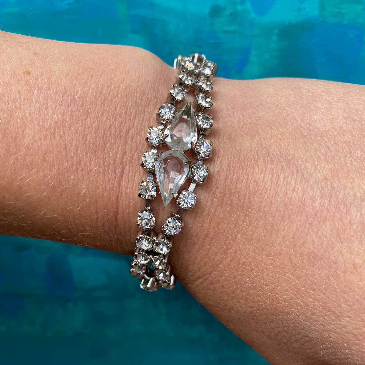 Sparkling Vintage Rhinestone Bracelet