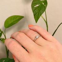 Classic Engagement Ring with Lovely Soft Details