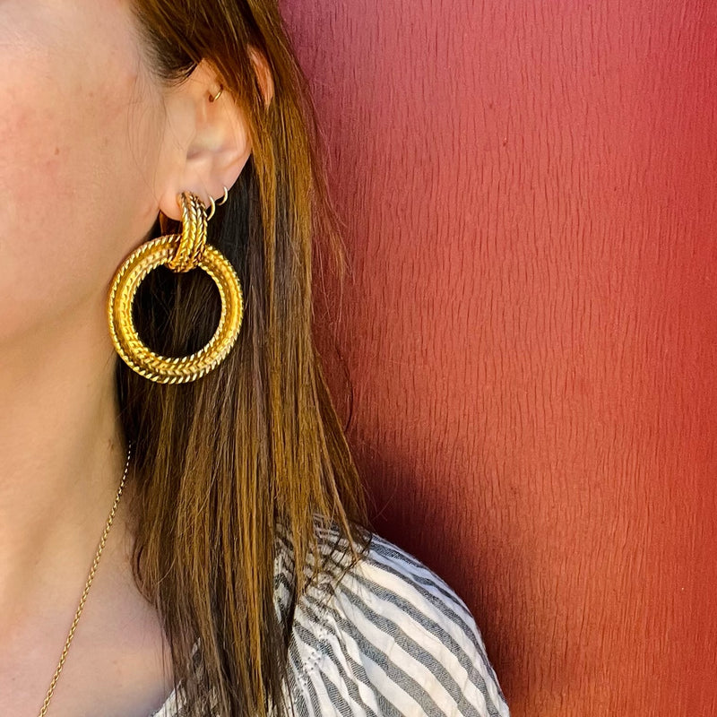 Fantastic Chanel Convertible Costume Hoops
