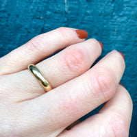 Classic Vintage 14k Gold Wedding Band