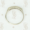 Vintage 1940's White Gold Diamond Band