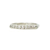 Vintage Diamond set White Gold Wedding Band