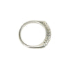 Vintage Diamond set White Gold Wedding Band