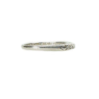 Vintage Diamond set White Gold Wedding Band