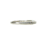 Vintage Diamond set White Gold Wedding Band