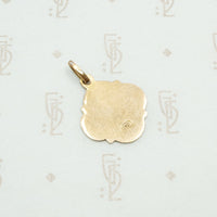 Adorable Rose Gold Enameled Ivy Leaf