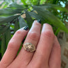 1940s Diamond and Forget Me Not Ring