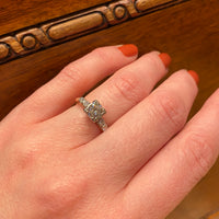 Timeless 1940s Two-Tone Diamond Ring