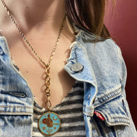Colorful Enameled Fob with Camel