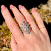 Ravishing Antique Diamond Encrusted Dinner Ring
