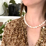 Pretty Pastel Freshwater Pearls with 18k Clasp
