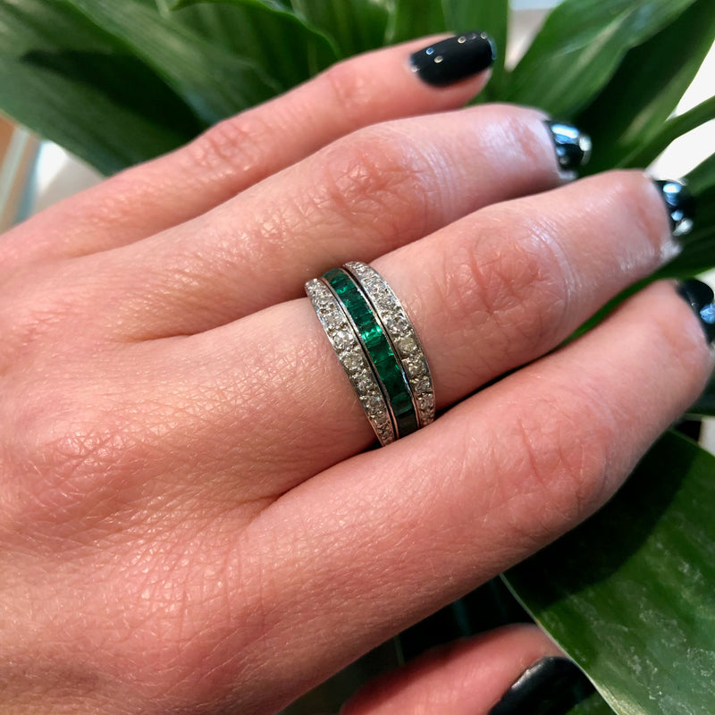 The Flip Band Platinum Rubies Diamonds and Emeralds