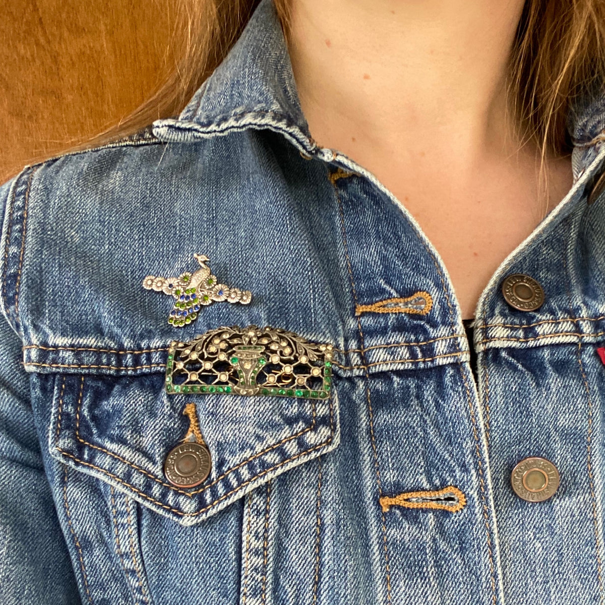 Pretty Peacock Pin