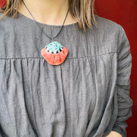 Santo Domingo Mosaic Inlay Shell Pendant