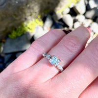 The Perfect 1940's Platinum OEC Diamond Engagement Ring