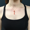 Victorian Coral Drop Necklace