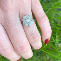The Extra Special Platinum OEC Diamond Halo