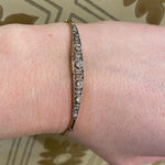 Sparkling Diamond Edwardian Panel Bracelet