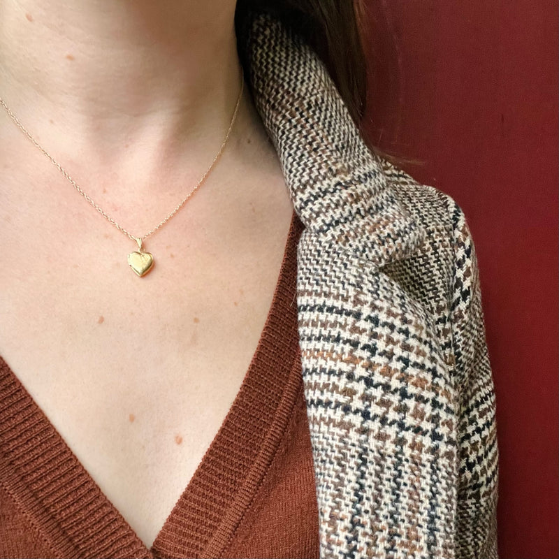 Sweetest Wee 14k Gold Heart Locket