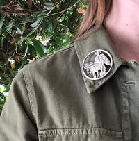 Whimsical Mexican Donkey Brooch